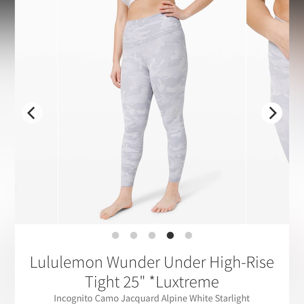 Lululemon Wunder Under High-Rise Tight 25" *Luxtreme